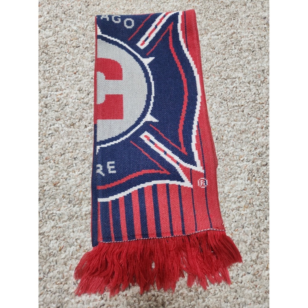 Adidas MLS Chicago Fire Supporter Fan Scarf Officially Licensed 2012 ED116150